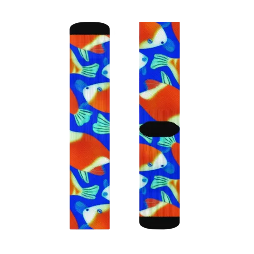 Electric Koi on a Socks