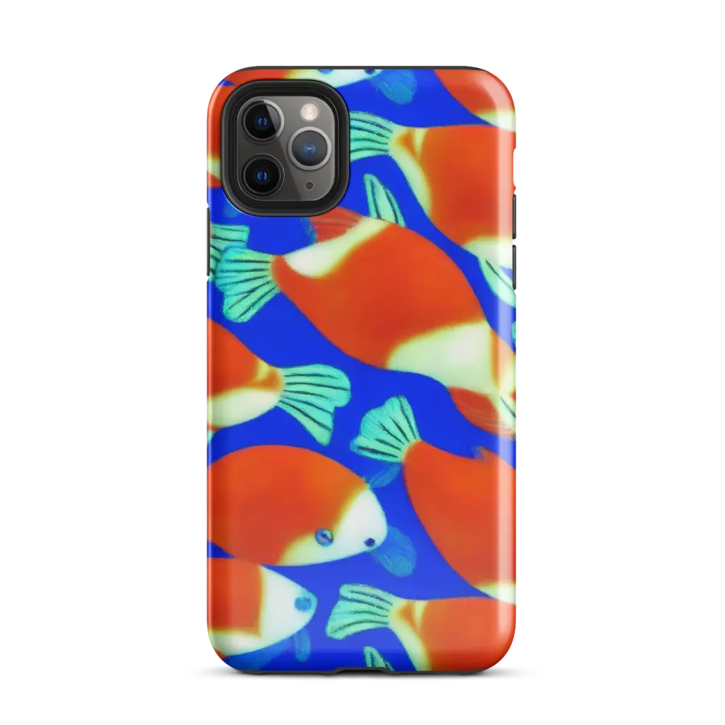 Electric Koi on Tough Case for iPhone® — Front