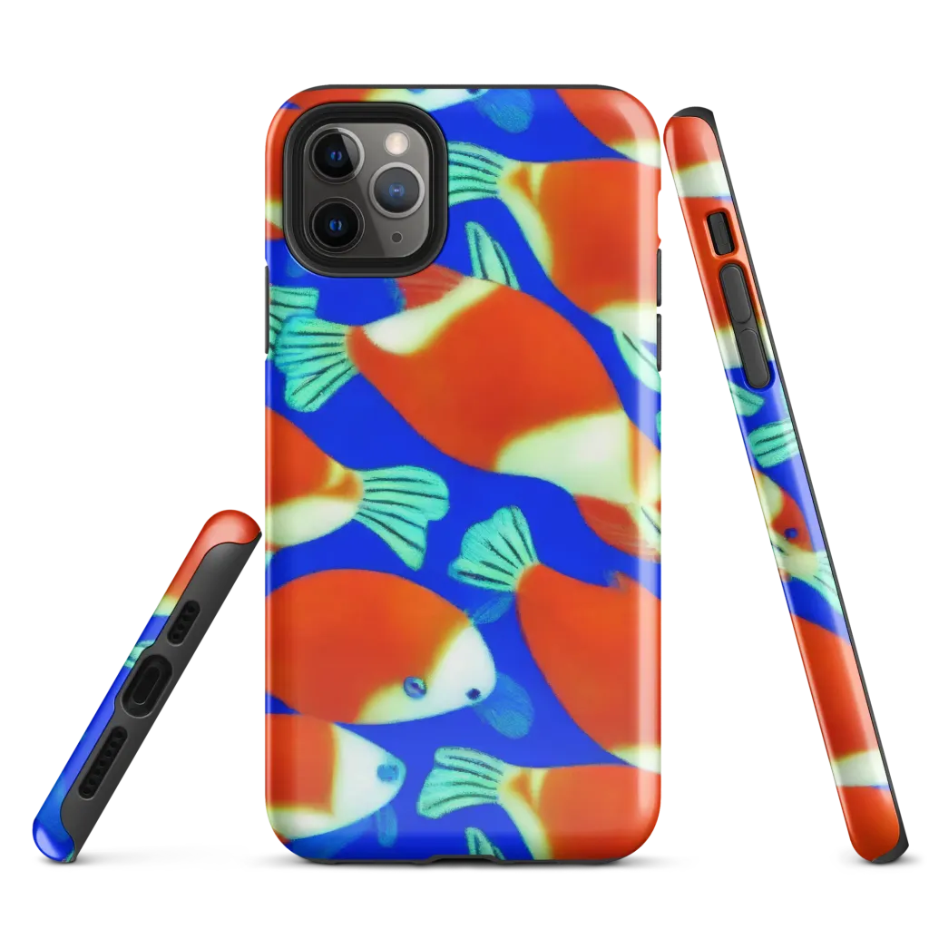 Electric Koi on Tough Case for iPhone® — Front