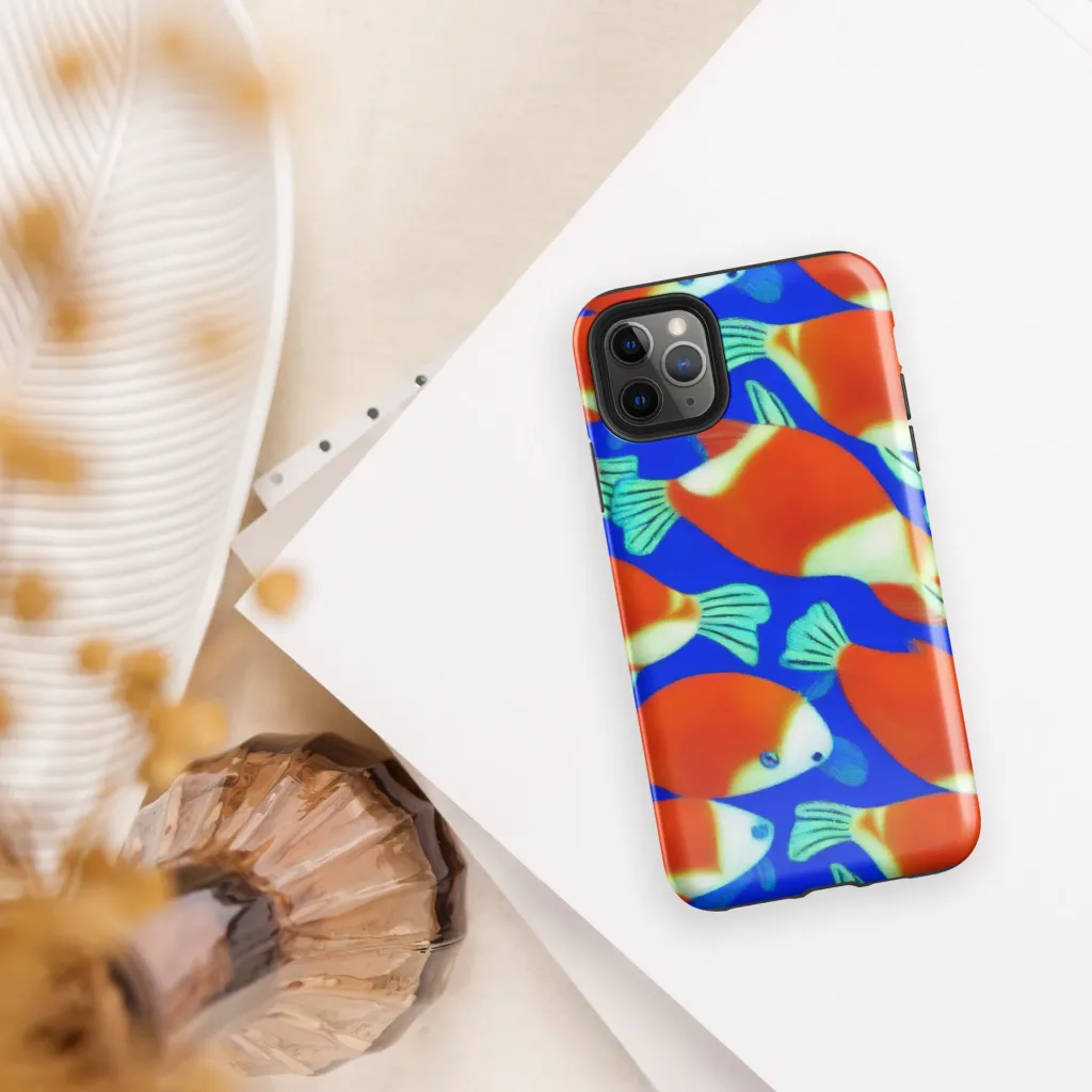 Electric Koi on Tough Case for iPhone® — Front