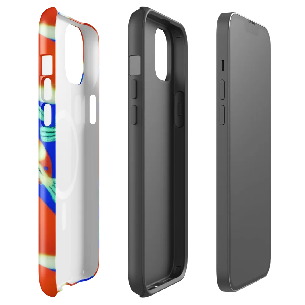 Electric Koi on MagSafe Tough Case for iPhone® — Front