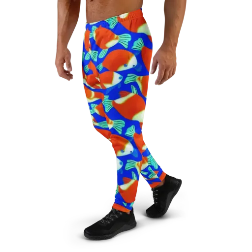 Electric Koi on a Men's Joggers