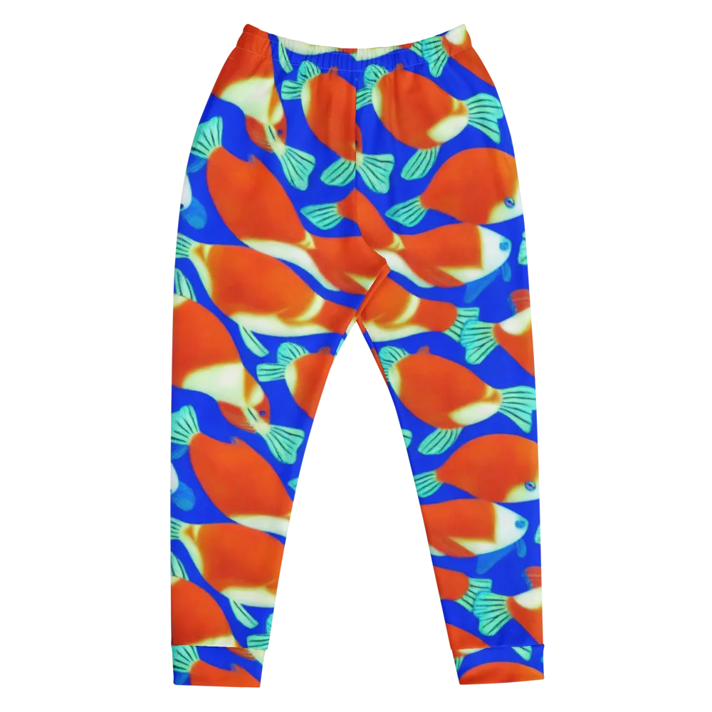 Electric Koi on Men's Joggers — Front