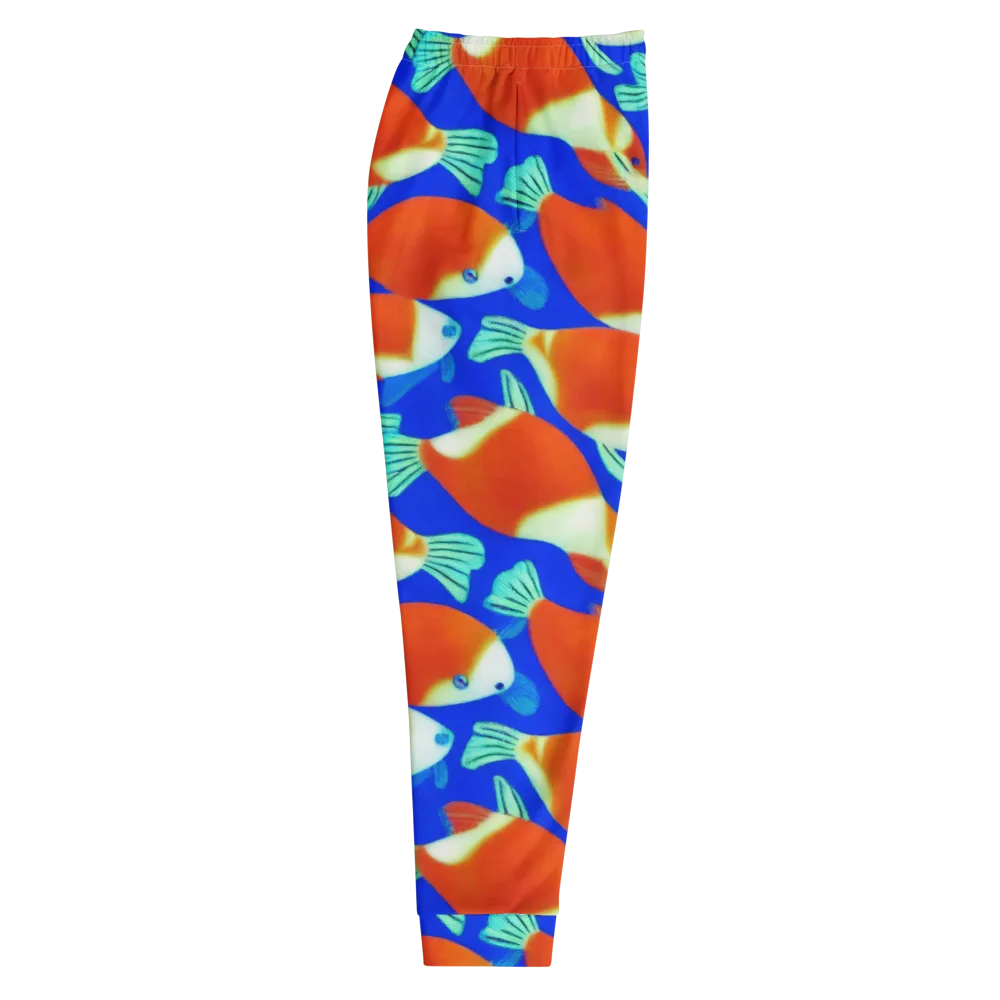 Electric Koi on Men's Joggers — Right