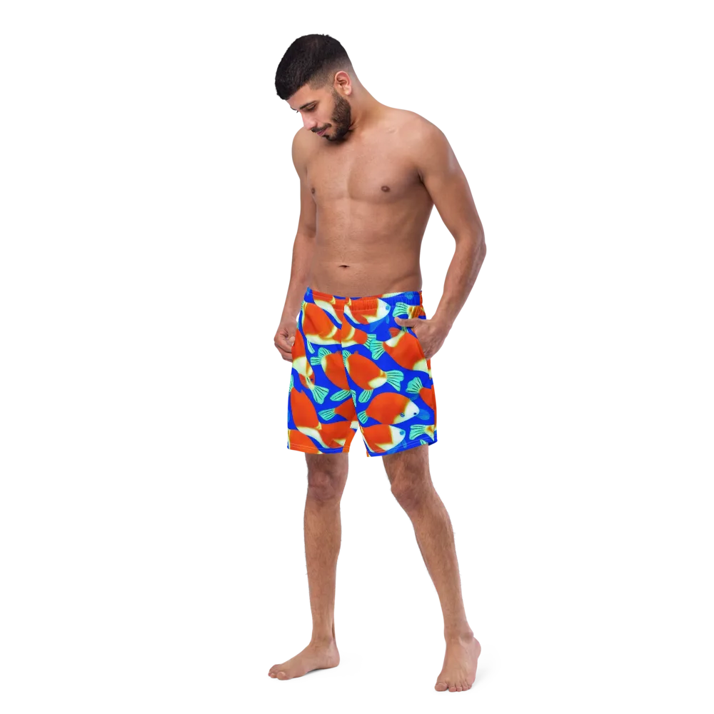 Electric Koi on Swim Trunks — Left Front