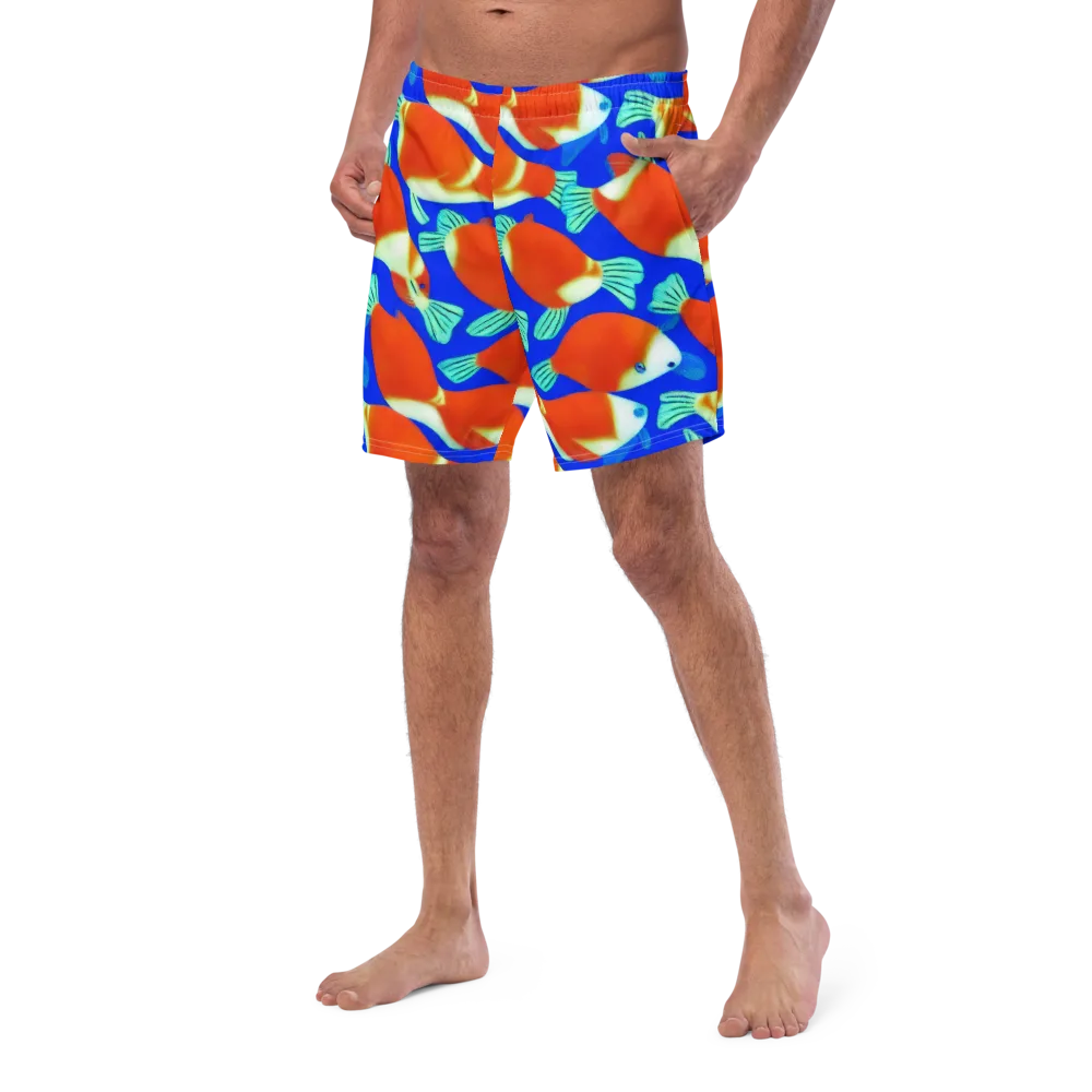 Electric Koi on Swim Trunks — Left Front