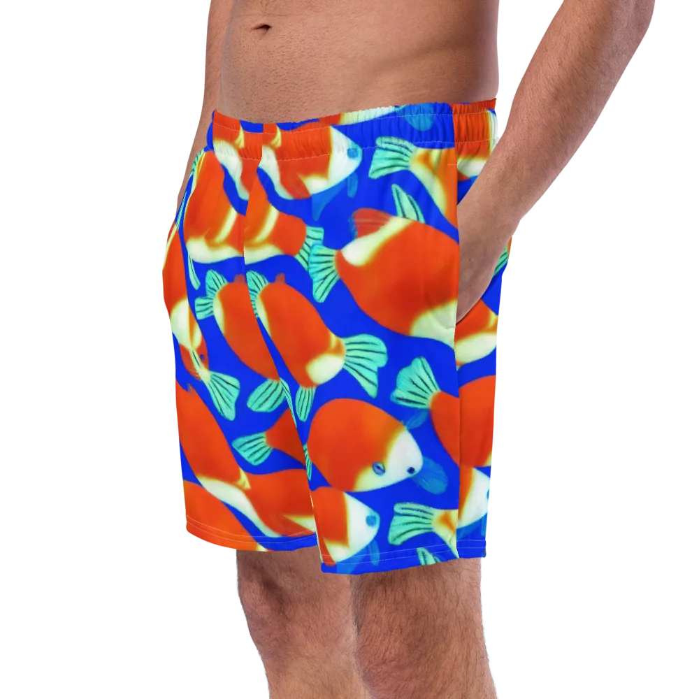 Electric Koi on Swim Trunks — Left Front