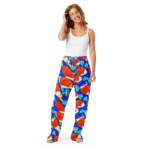 Electric Koi on a Women's Pajama Pants