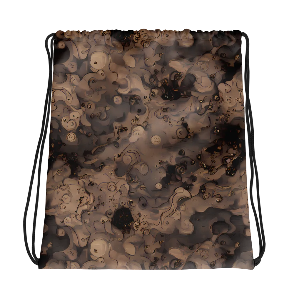 Sepia Whirlpool on Drawstring Bag — Photo