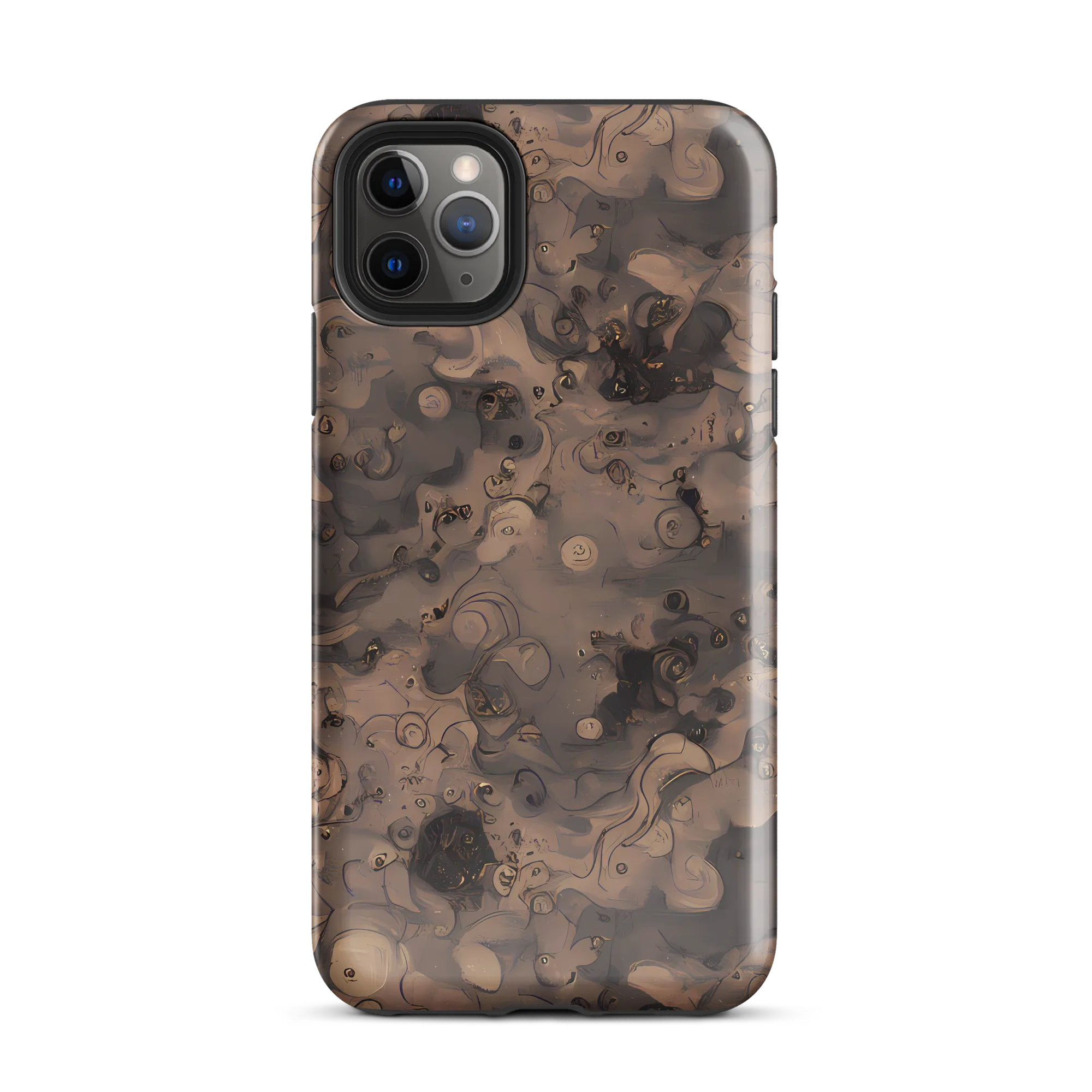 Sepia Whirlpool on Tough Case for iPhone® — Front