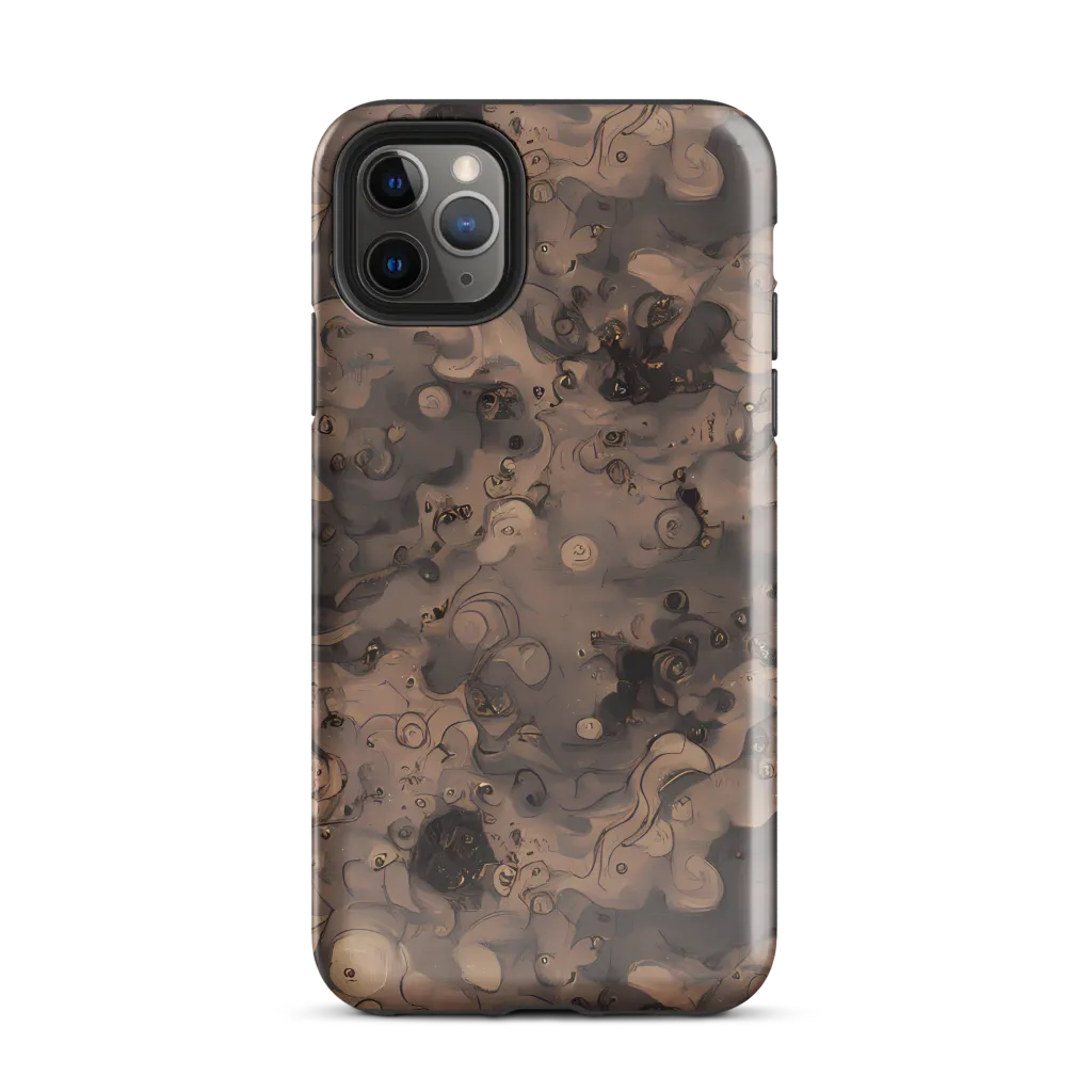 Sepia Whirlpool on Tough Case for iPhone® — Front