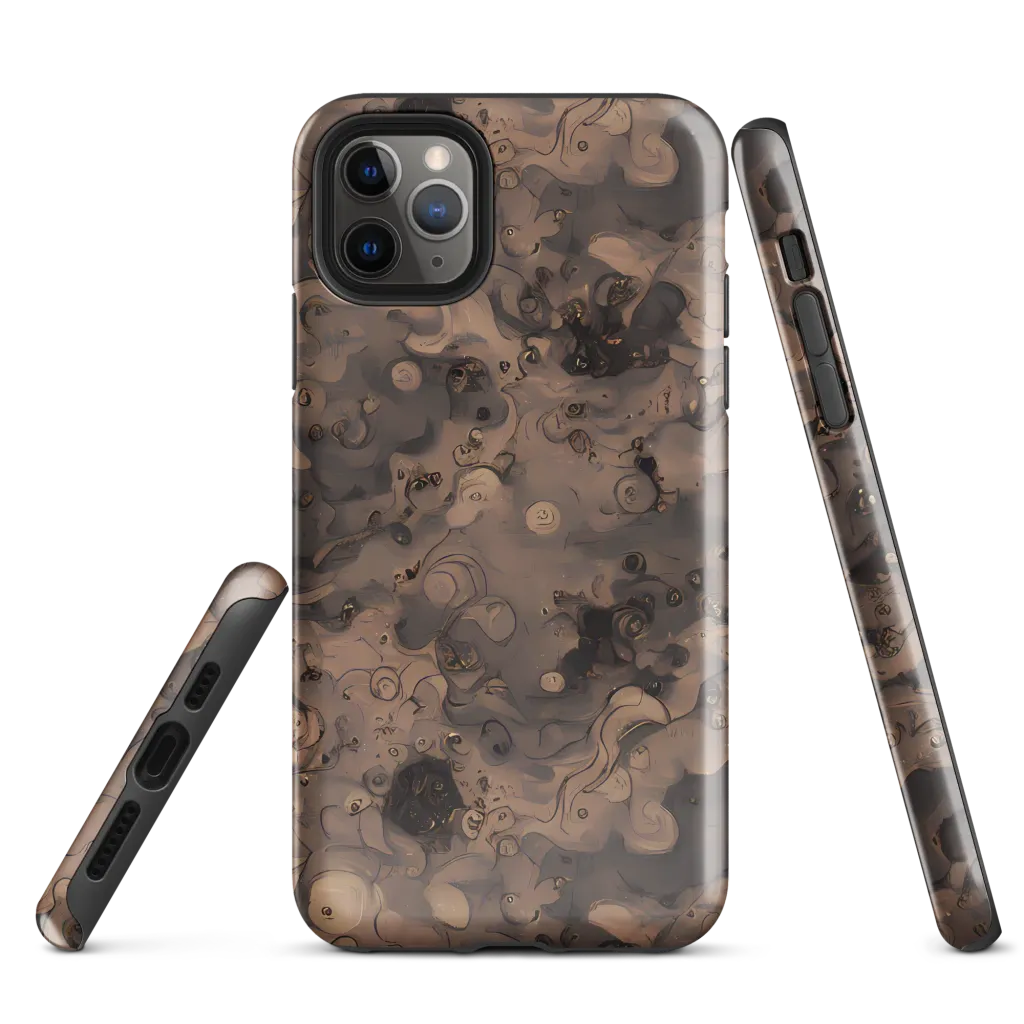 Sepia Whirlpool on Tough Case for iPhone® — Front