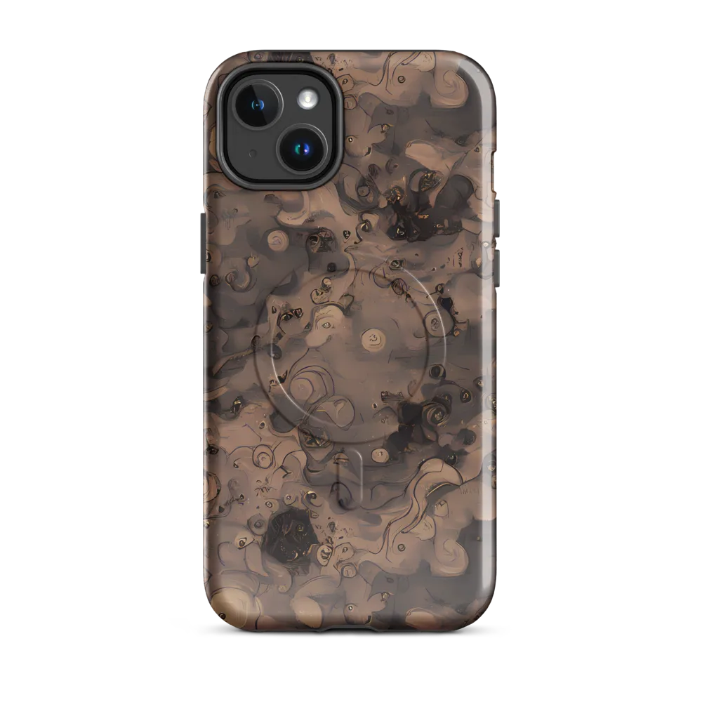 Sepia Whirlpool on MagSafe Tough Case for iPhone® — Front