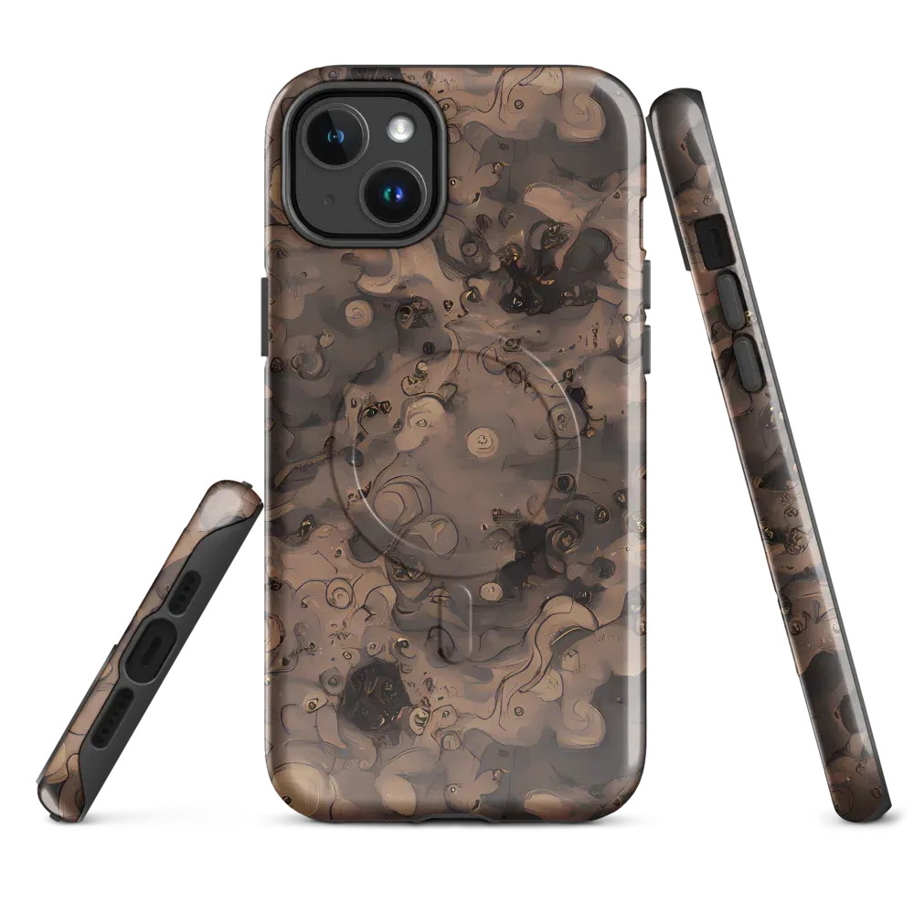 Sepia Whirlpool on MagSafe Tough Case for iPhone® — Front