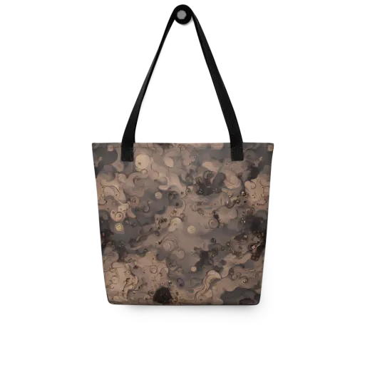 Sepia Whirlpool on a Tote Bag