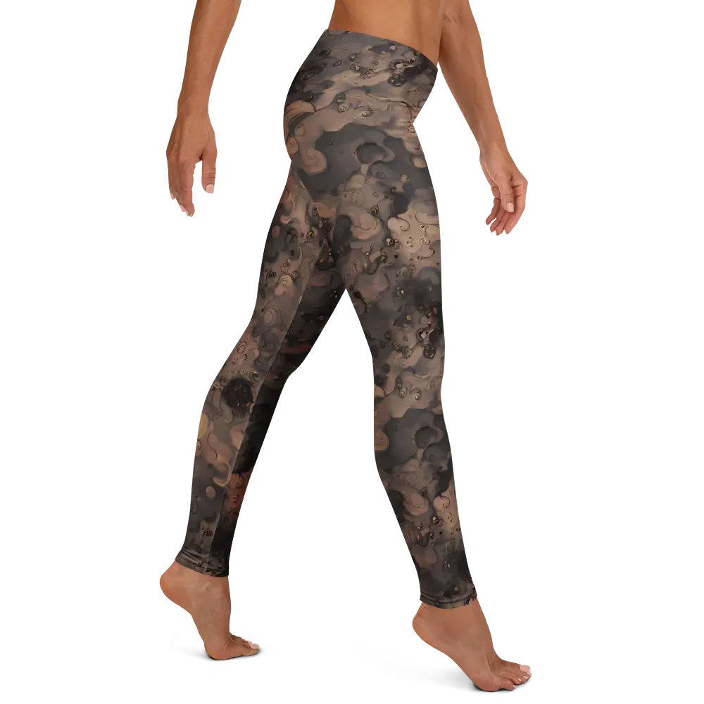Sepia Whirlpool on Leggings — Right