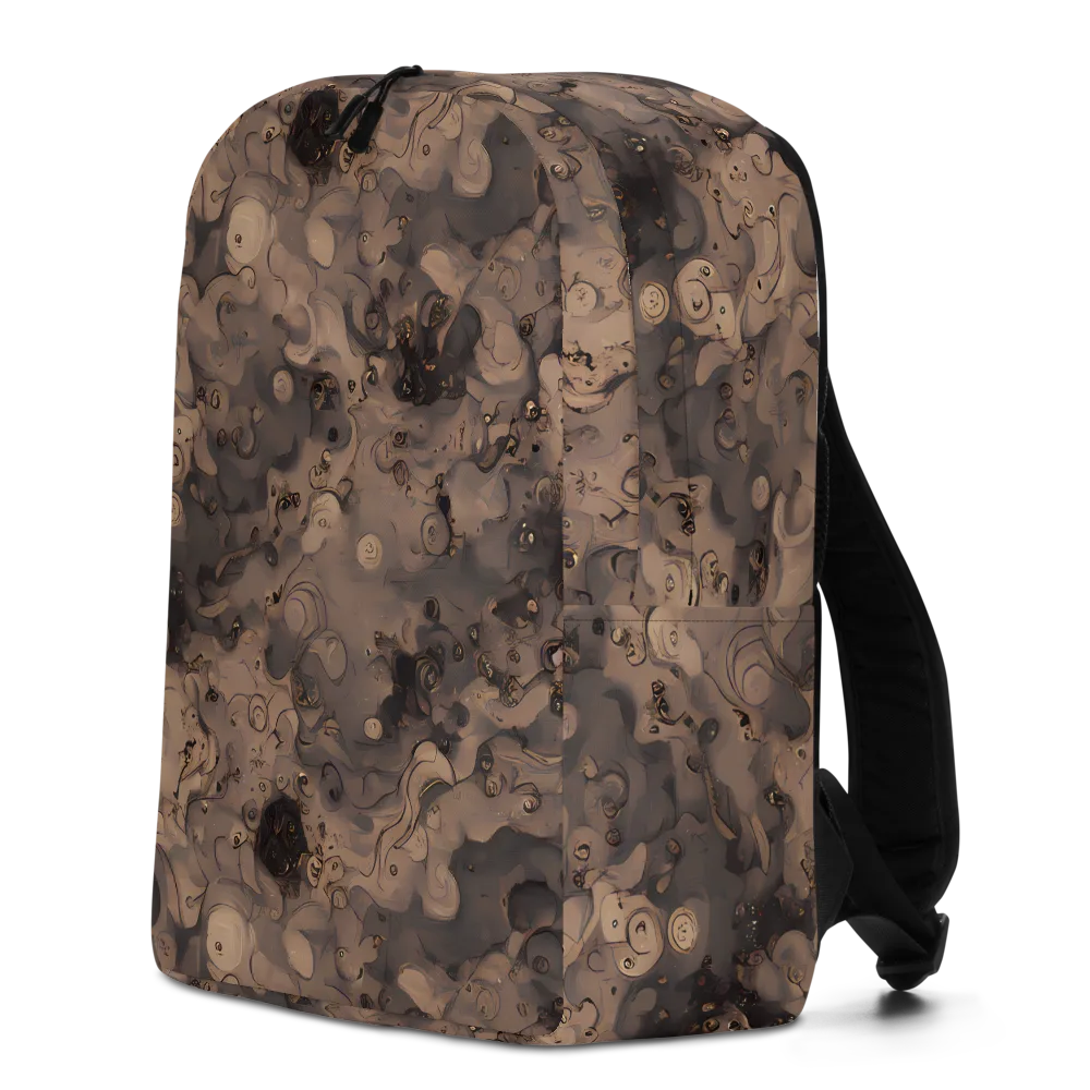 Sepia Whirlpool on Minimalist Backpack — Left