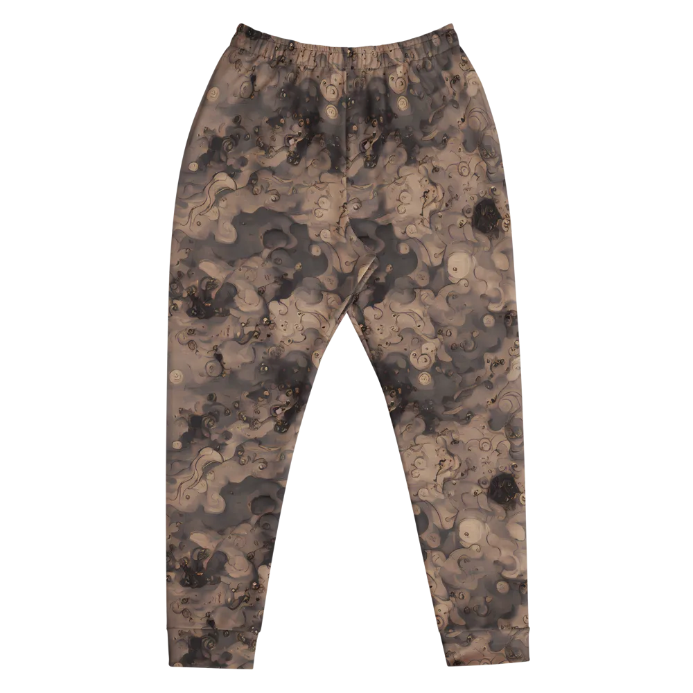 Sepia Whirlpool on Men's Joggers — Front