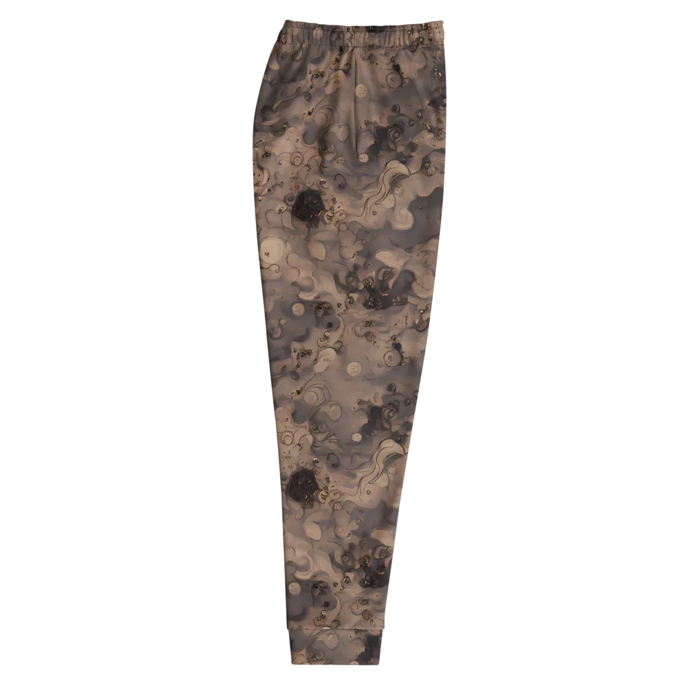 Sepia Whirlpool on Men's Joggers — Right