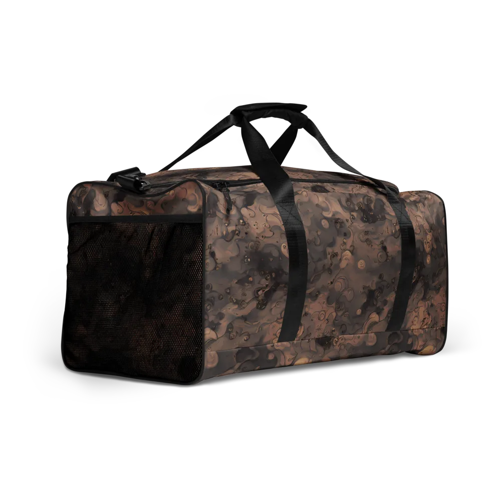 Sepia Whirlpool on Duffle Bag — Right Front