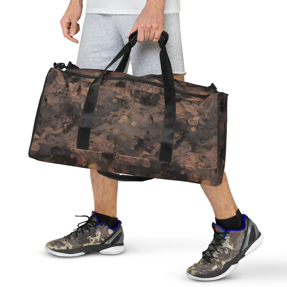 Sepia Whirlpool on Duffle Bag — Front