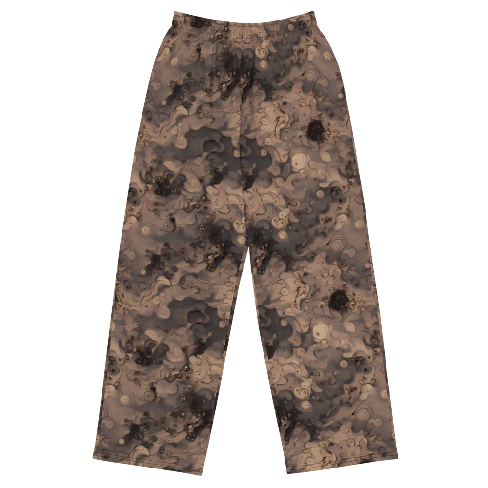 Sepia Whirlpool on Wide-Leg Pants — Front