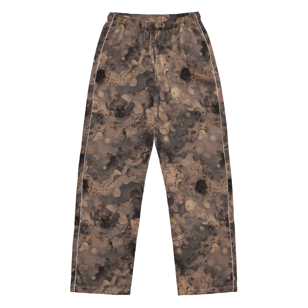 Sepia Whirlpool on Women's Pajama Pants — Front