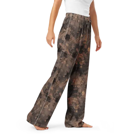 Sepia Whirlpool on a Women's Pajama Pants
