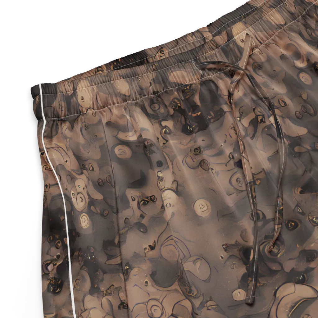 Sepia Whirlpool on Women's Pajama Shorts — Product details