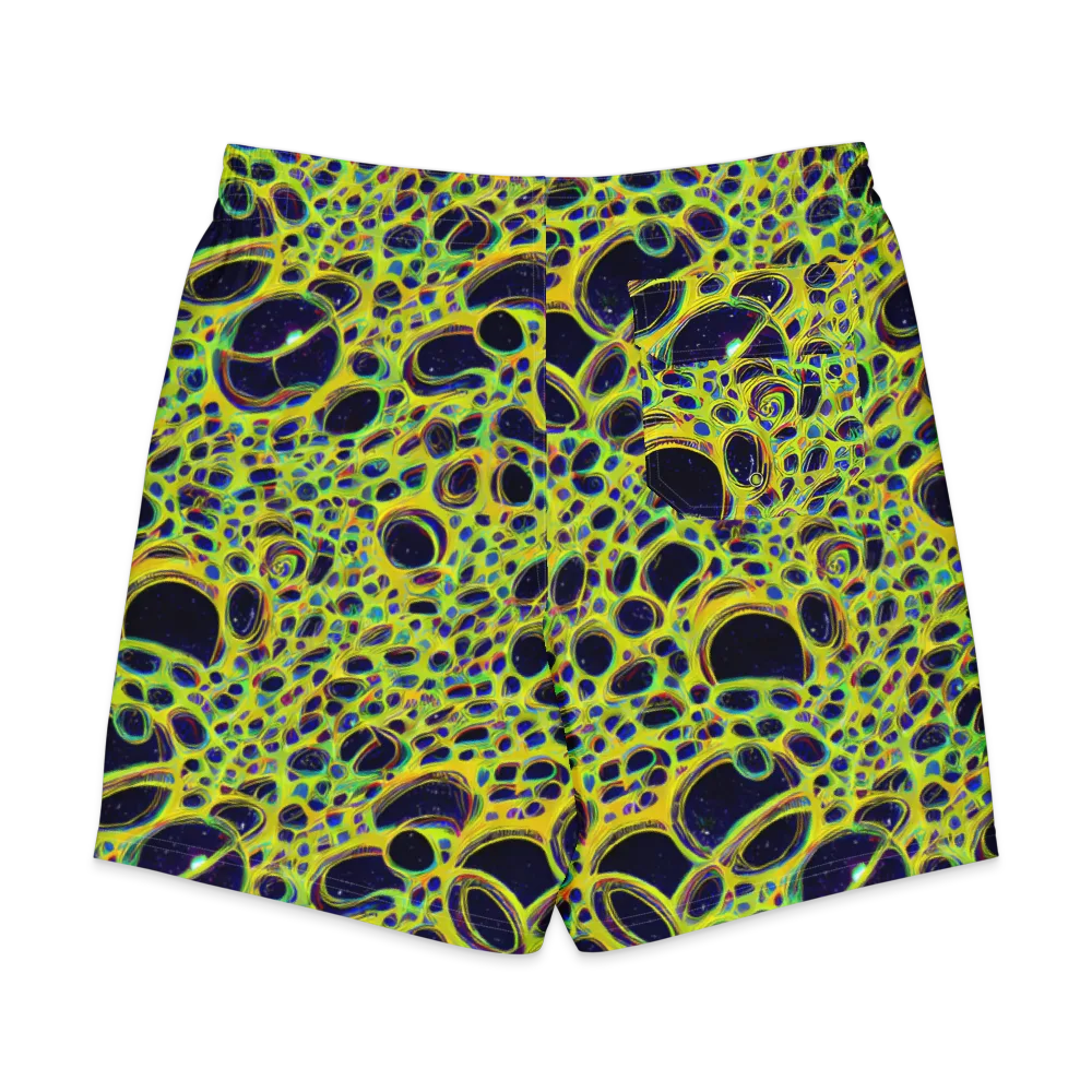 Acidic Nebula on Men's Board Shorts — Back