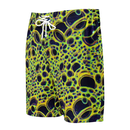 Acidic Nebula on a Men's Board Shorts
