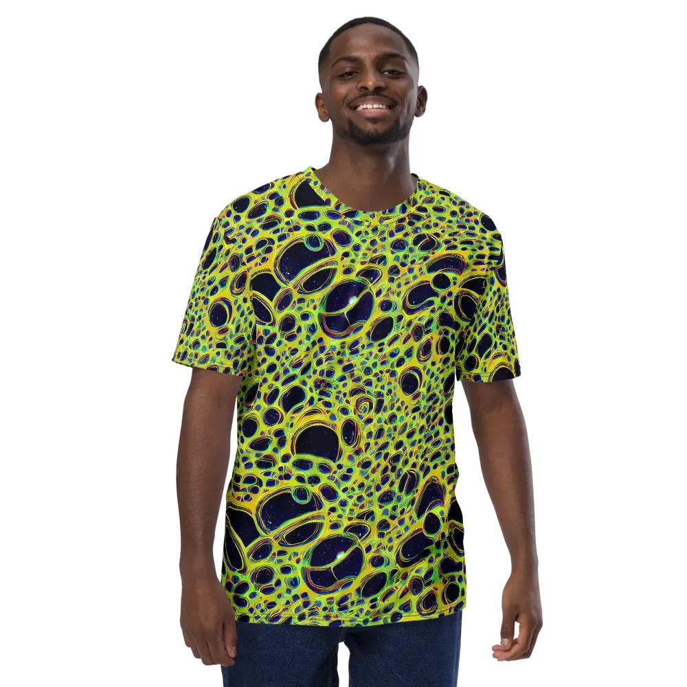 Acidic Nebula on Men's Crew Neck T-Shirt — Front
