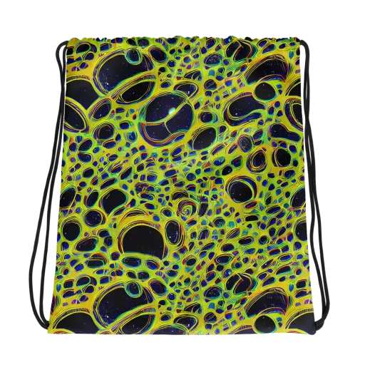 Acidic Nebula on a Drawstring Bag