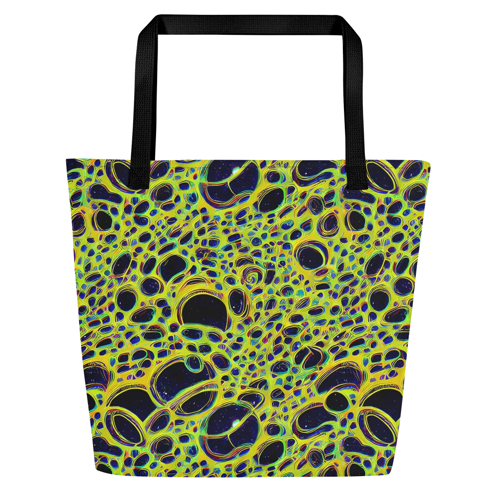 Acidic Nebula on Large Tote Bag W/ Pocket — Front
