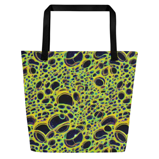 Acidic Nebula on a Large Tote Bag W/ Pocket