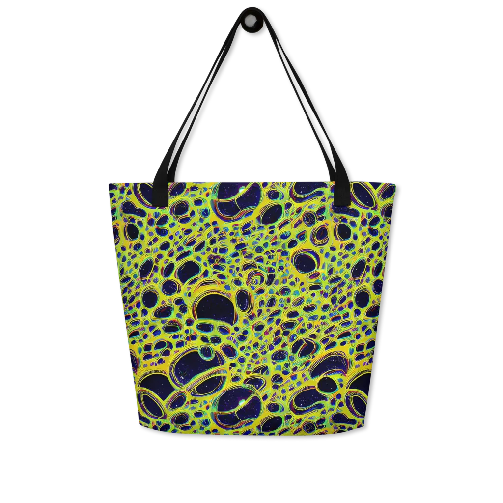 Acidic Nebula on Large Tote Bag W/ Pocket — Front