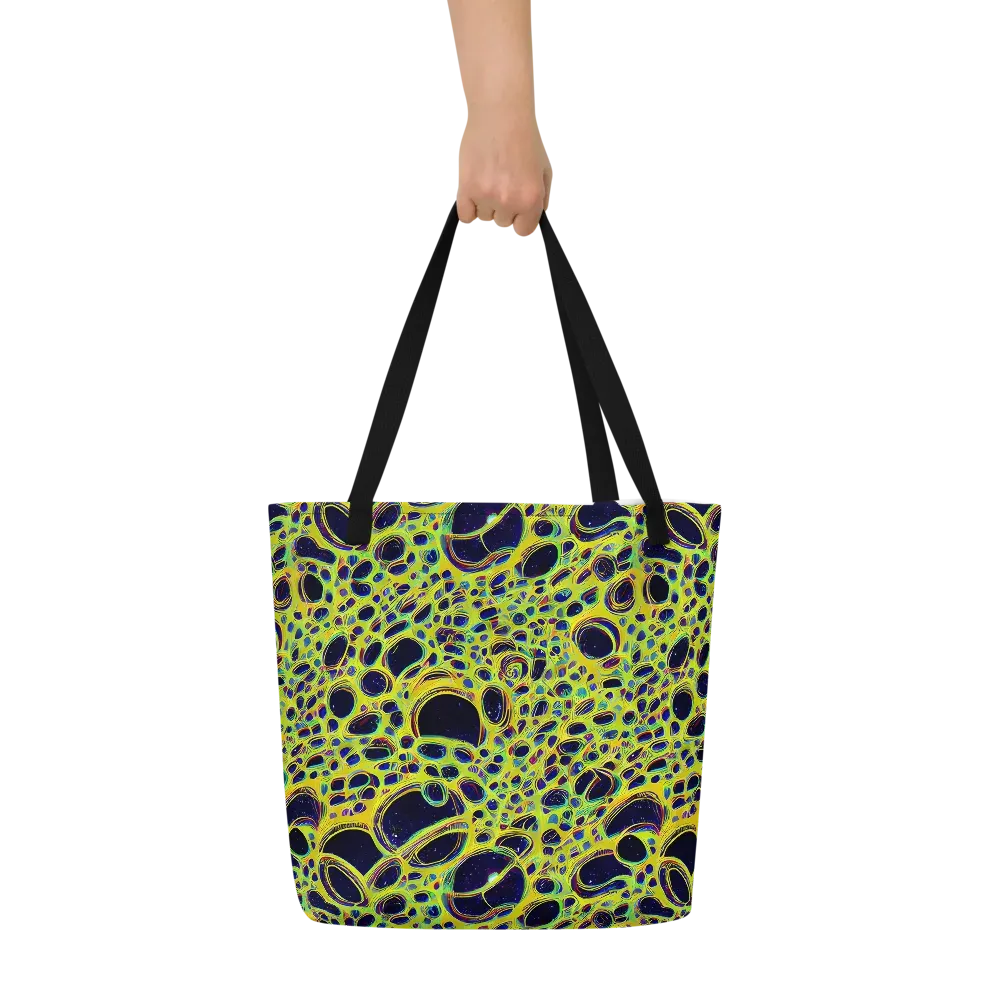 Acidic Nebula on Large Tote Bag W/ Pocket — Front