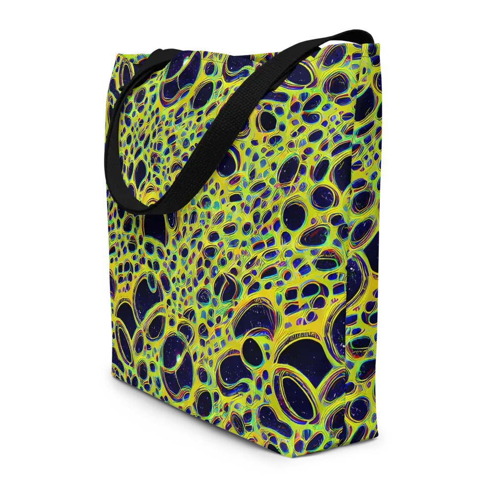 Acidic Nebula on Large Tote Bag W/ Pocket — Front