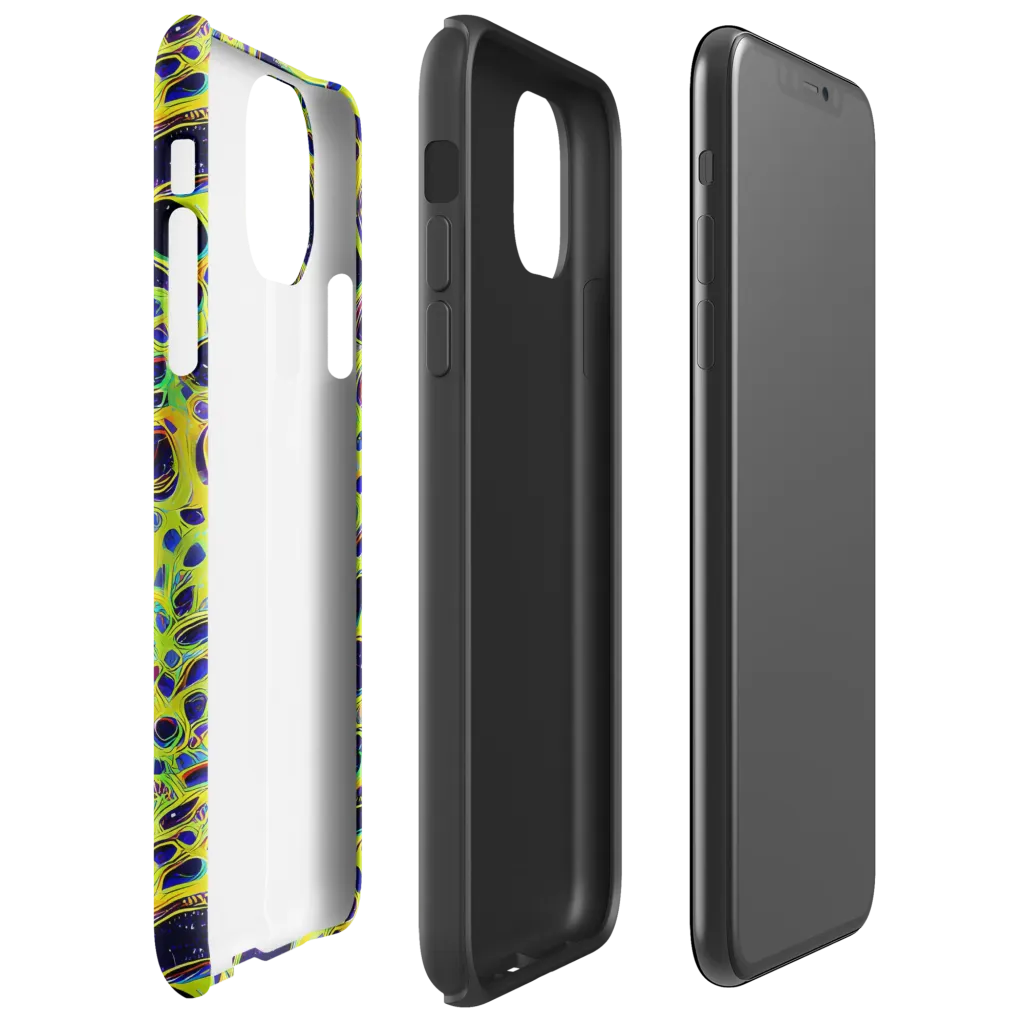 Acidic Nebula on Tough Case for iPhone® — Right
