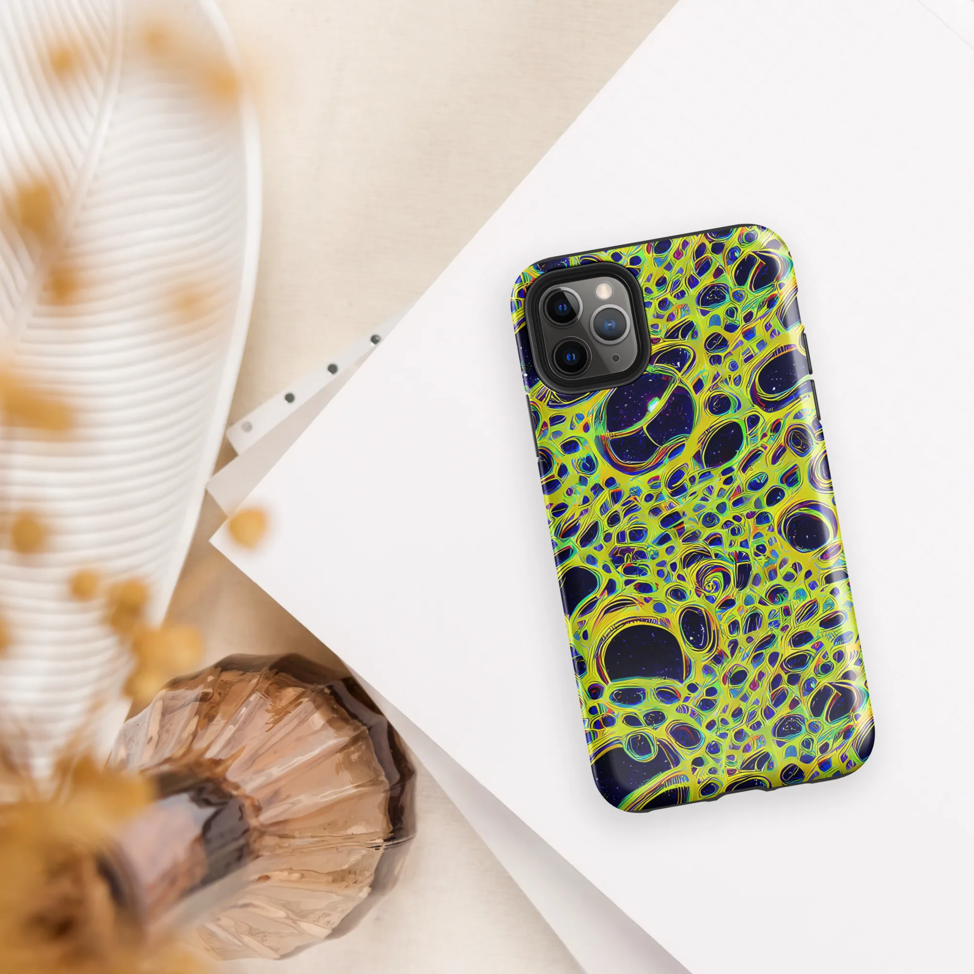 Acidic Nebula on Tough Case for iPhone® — Front
