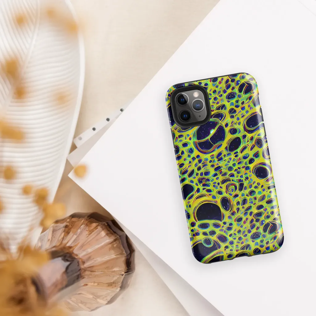 Acidic Nebula on Tough Case for iPhone® — Front