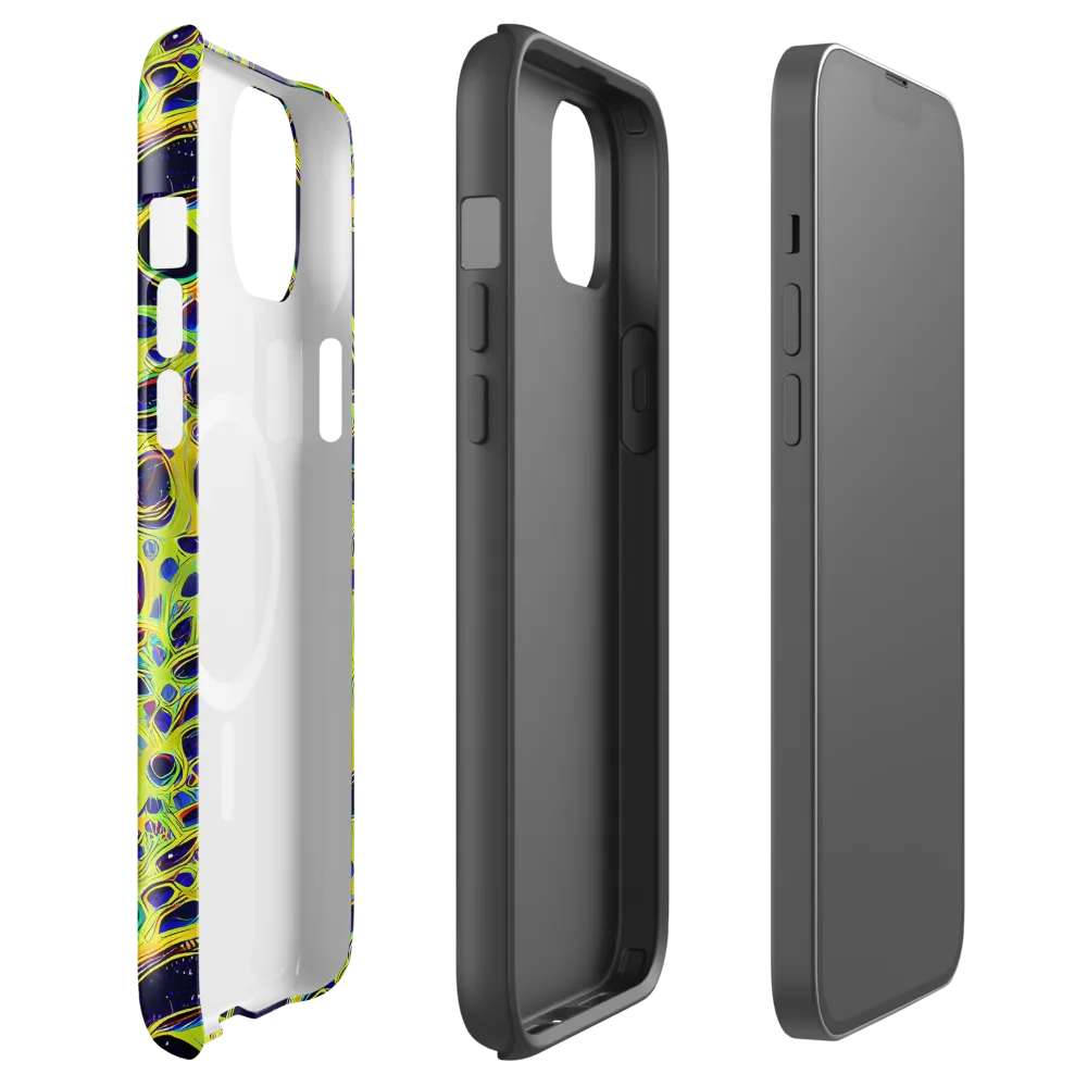 Acidic Nebula on MagSafe Tough Case for iPhone® — Front