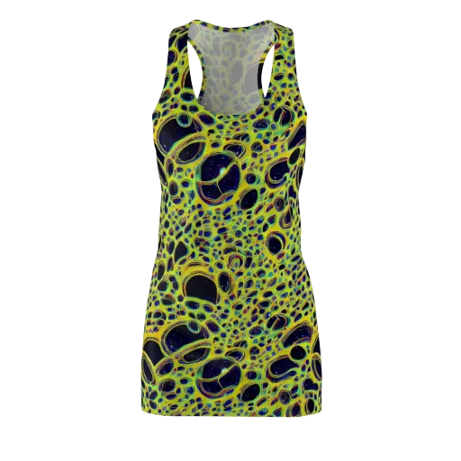Acidic Nebula on a Racerback Dress