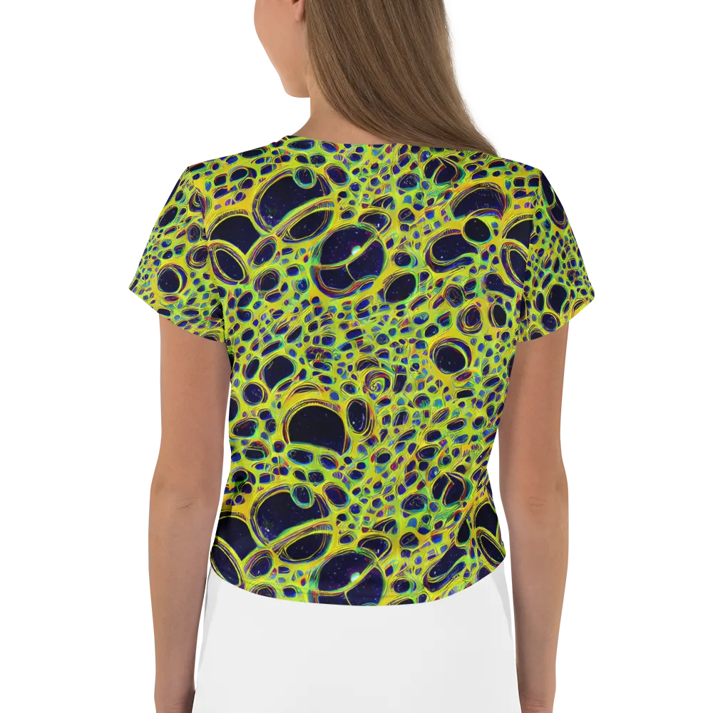 Acidic Nebula on Crop Tee — Back