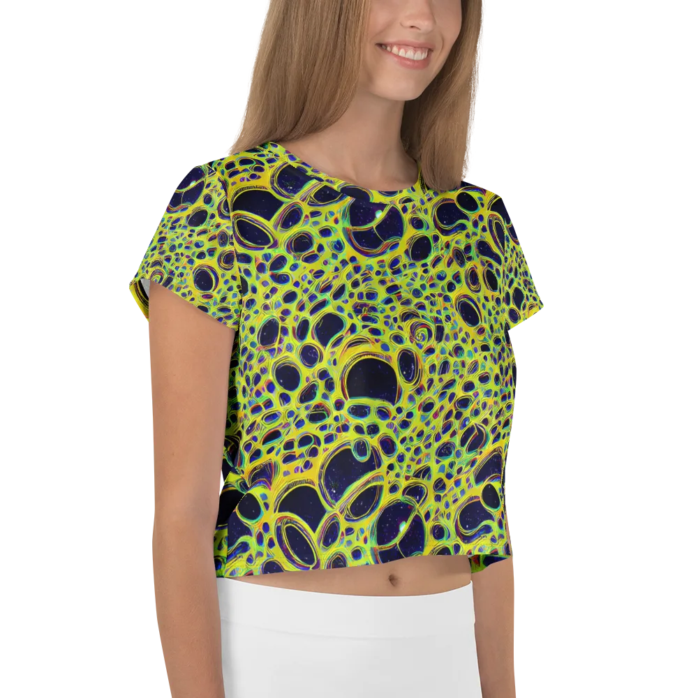 Acidic Nebula on Crop Tee — Right