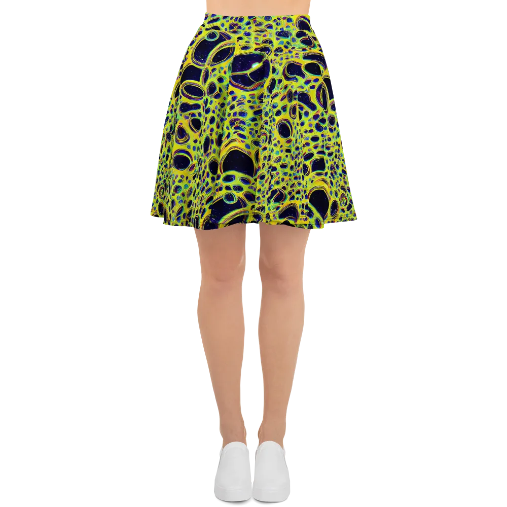 Acidic Nebula on Skater Skirt — Front