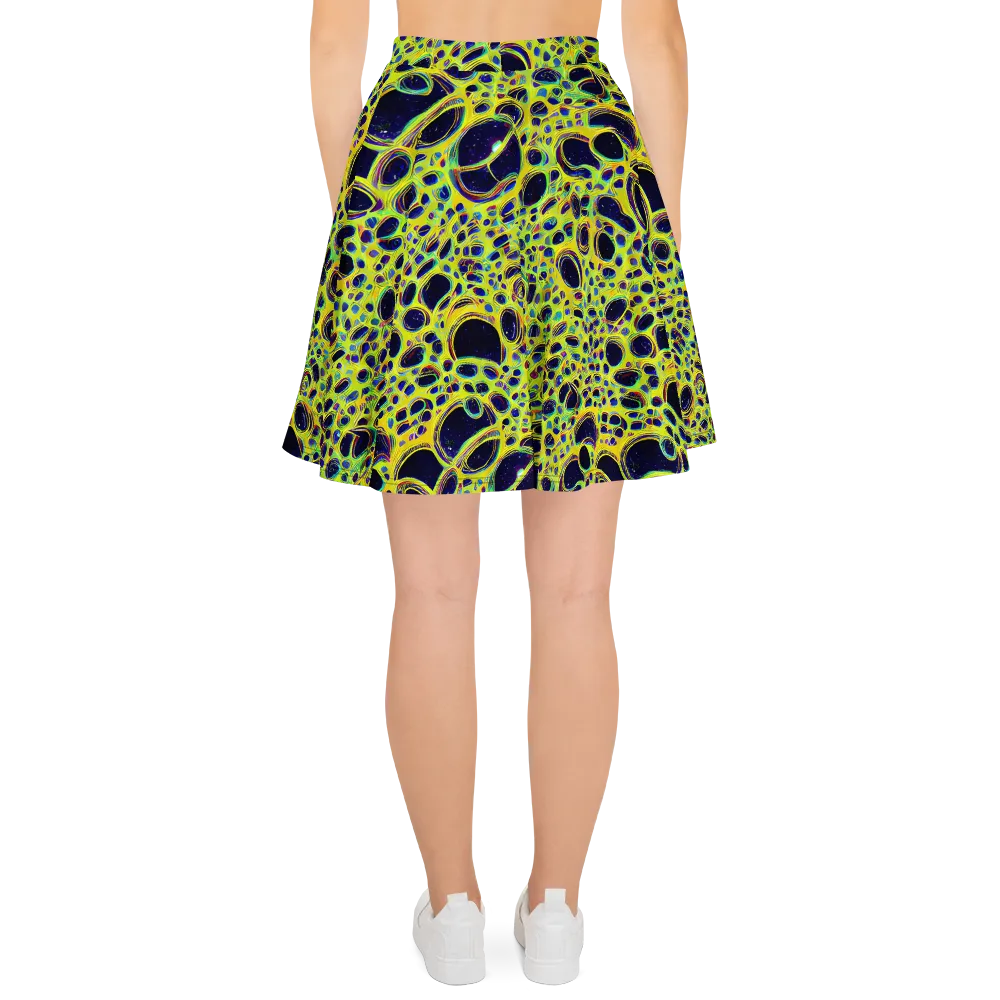 Acidic Nebula on Skater Skirt — Back
