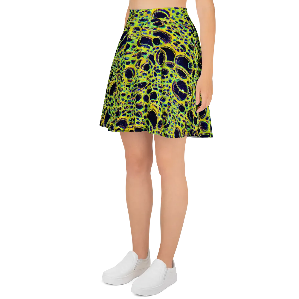 Acidic Nebula on Skater Skirt — Left