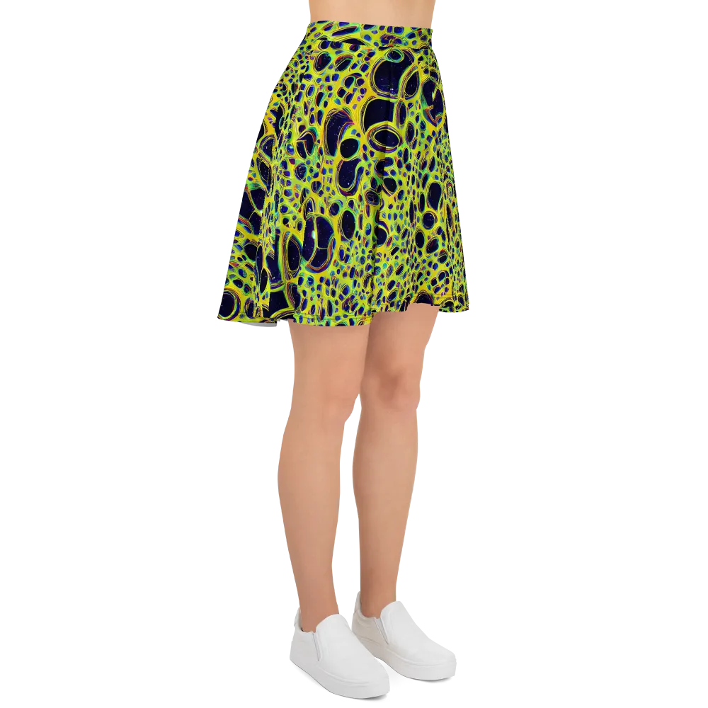 Acidic Nebula on Skater Skirt — Right