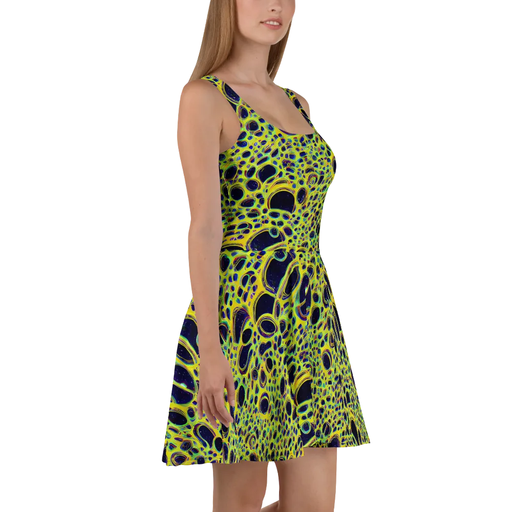 Acidic Nebula on Skater Dress — Right